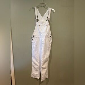 Free People/We the Free white denim overalls size 25.